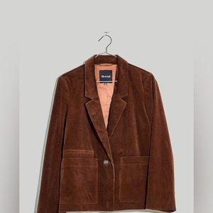 Madewell Womens Corduroy Blazer